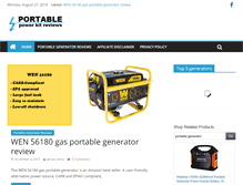 Tablet Screenshot of portablepowerkit.com